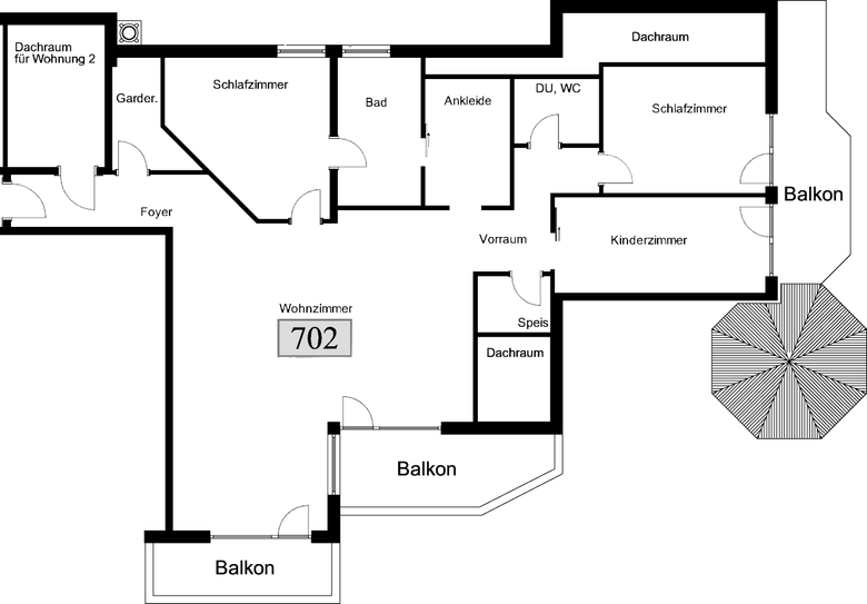 Traumhotel Alpina: Penthouse Regenbogen de Lux 110m2 image #5