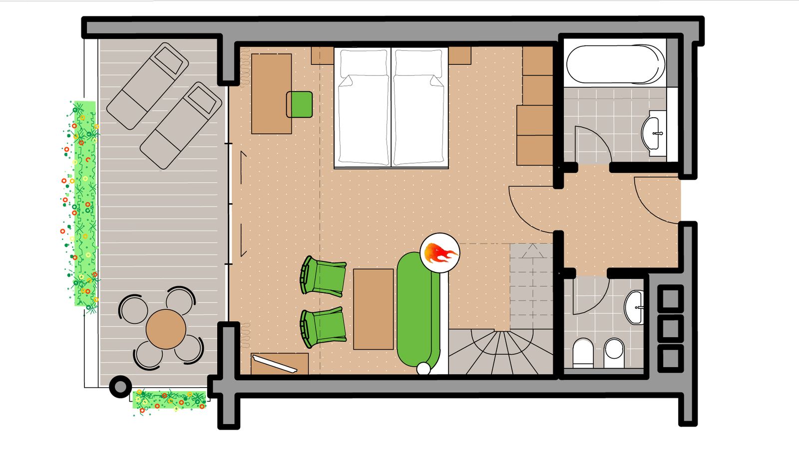 Family apartment image 4 - Hotel Grüner Wald ****s