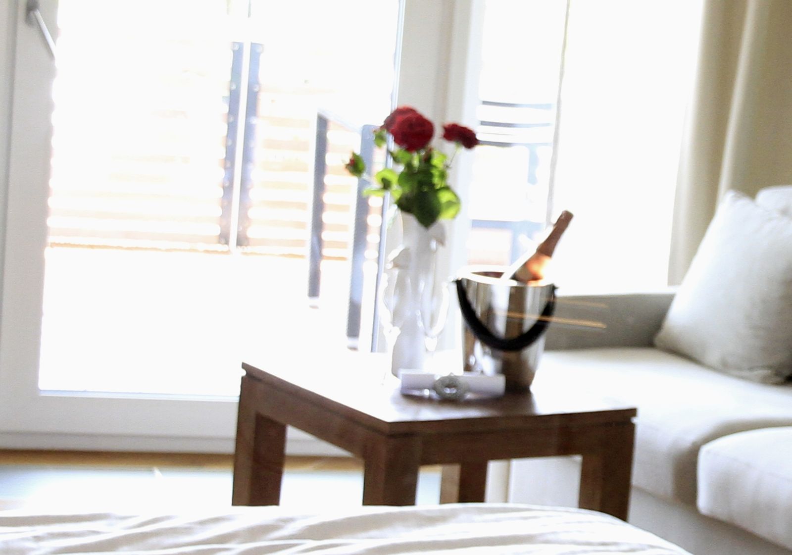 Prosecco auf dem Zimmer - Hotel Wellnessgarten