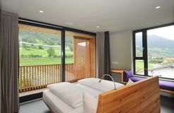 Biohotel Panorama: Ökologische Zimmer - Biohotel Panorama, Mals, Vinschgau, Trentino-Südtirol, Italien