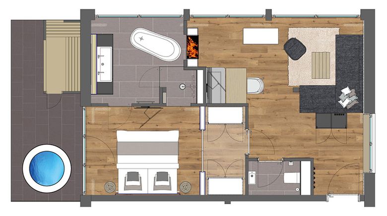 Bodenmaiser Hof: Luxus Loft Suite "Gold" NEU inkl. Jacuzzi image #4