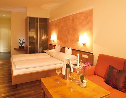 Wellness- & Aktivhotel Bodenmaiser Hof: Double room on the garden side