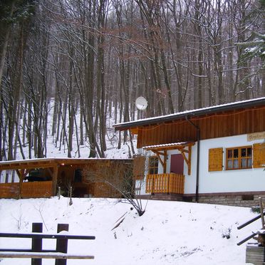 Winter, Vogesen-Chalet, Puberg, Elsass, Elsass, Frankreich