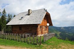 Hütten in Bad St. Leonhard im Kärntener Pitztal