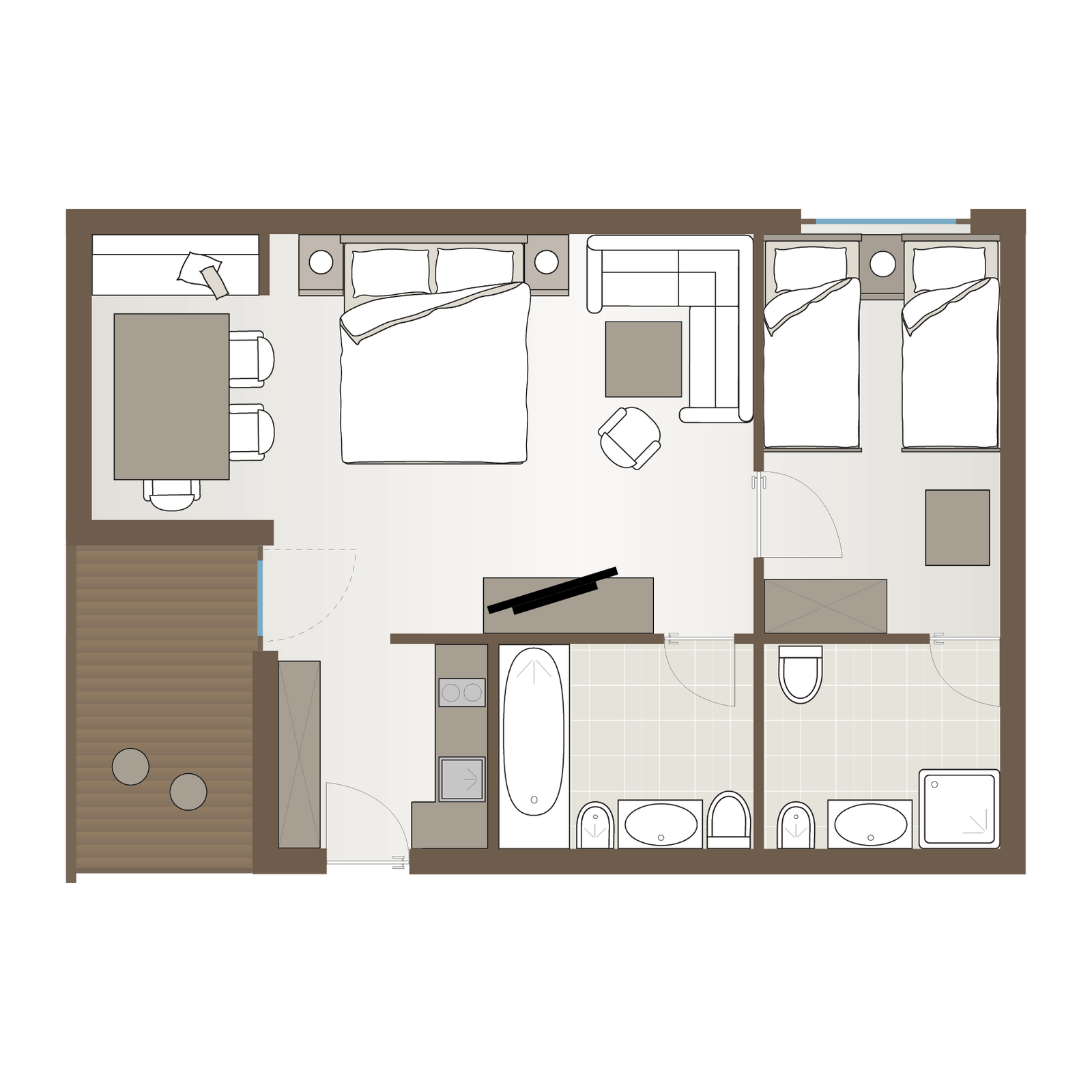 2-Raum Apartment „Fürstenhaus“ image 2 - Familotel Seefeld Tirol Das Kaltschmid