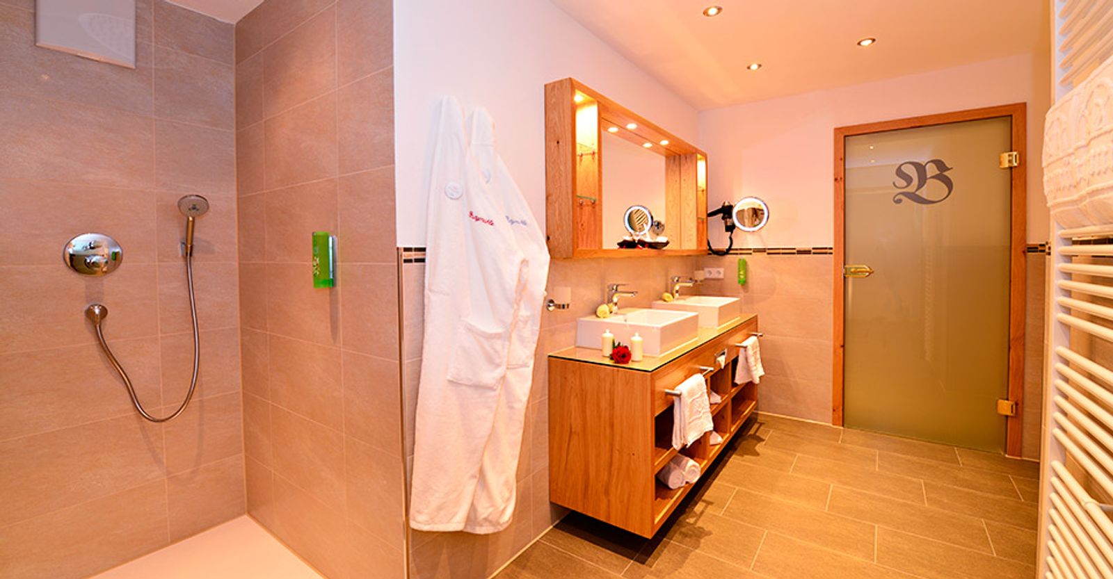 Badezimmer in der Alpen Residenz