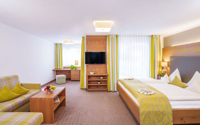 Hotel Zimmer: Doppelzimmer de Luxe 40 qm - Parkhotel Burgmühle