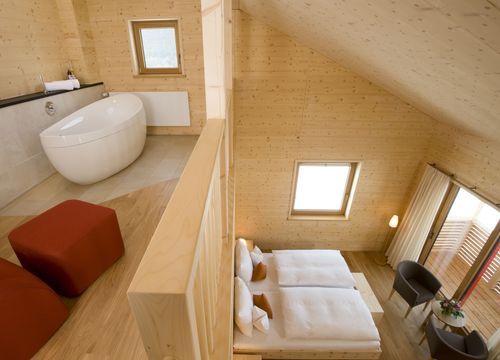 Biohotel Mattlihüs Galerie-Suite Holz 100 (1/3) - Biohotel Mattlihüs