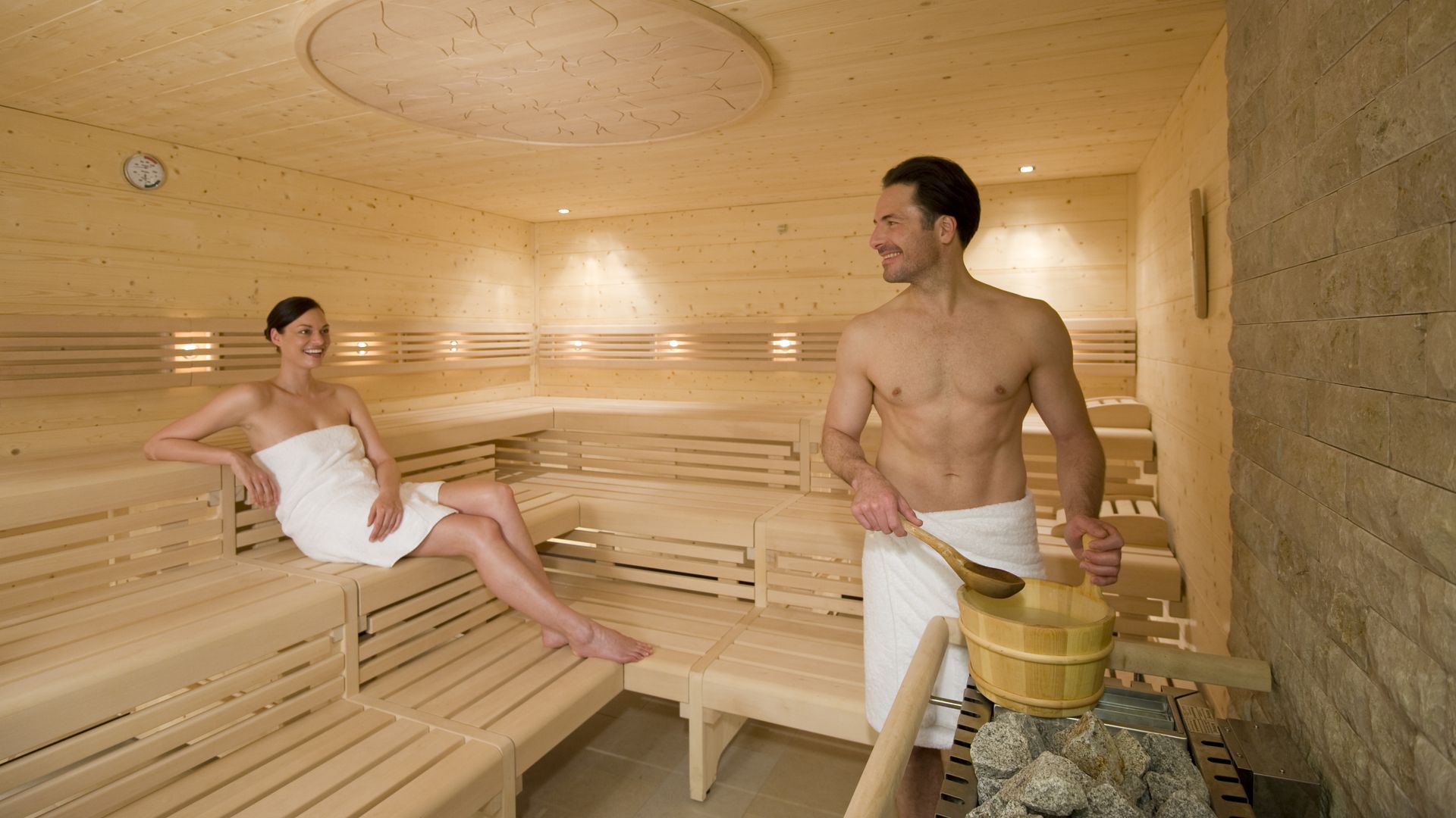 Biohotel Mattlihüs: Sauna Aufguss