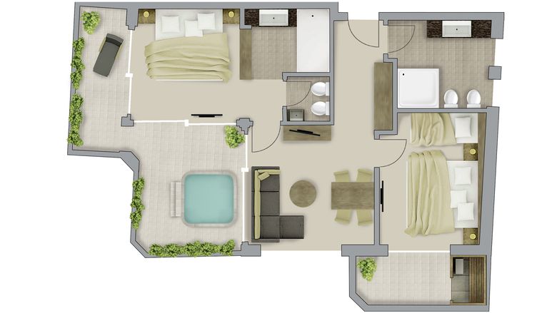 Quellenhof Luxury Resort Passeier: Bella Vista-Chalet  image #9