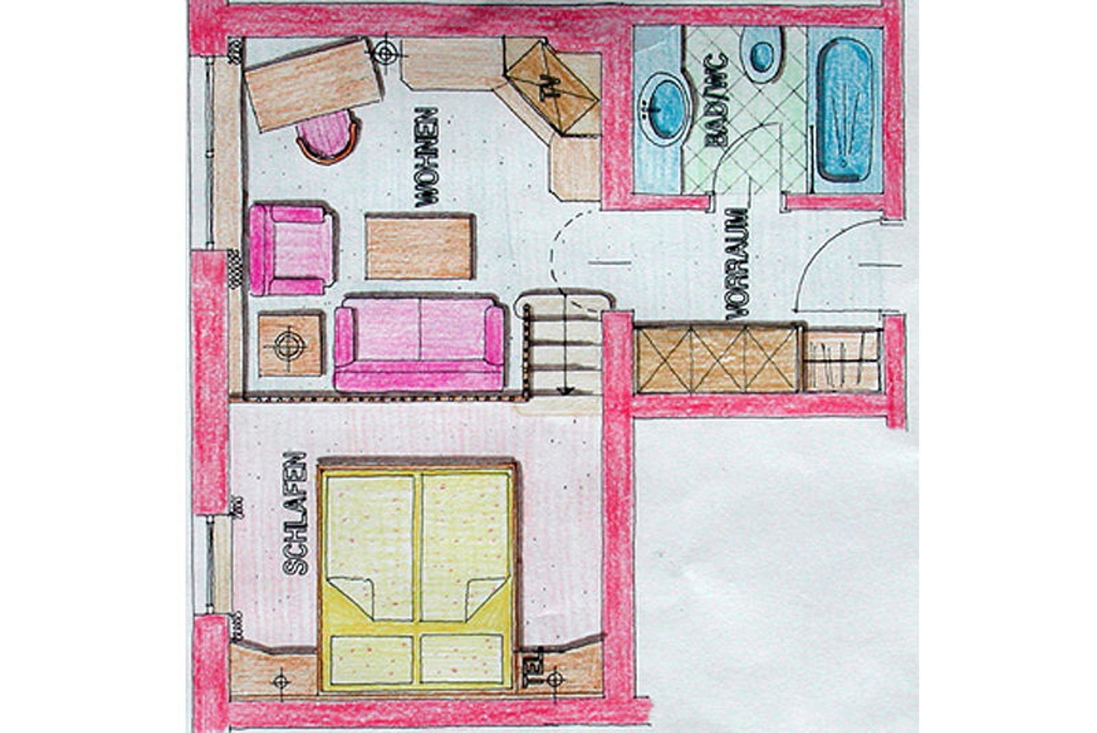Chambre double confort, « Morgensonne » image 4 - Hotel Lumberger Hof