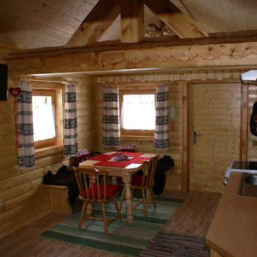 Wohnraum, Almwiesenhütte, Mörtschach, Kärnten, Kärnten, Österreich