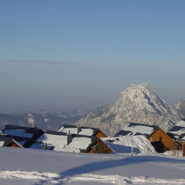 Winter, Erlakogelhütte am Feuerkogel, Ebensee, Oberösterreich, Oberösterreich, Österreich