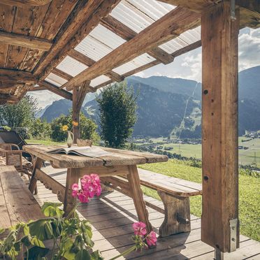 Terrasse, Bergchalet Klausner Enzian, Ramsau im Zillertal, Tirol, Tirol, Österreich