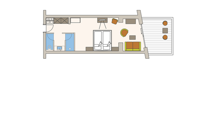 Typ „Christina“ Antikholzzimmer