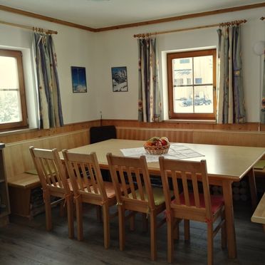 Esstisch, Schönberghütte am Feuerkogel, Ebensee, Oberösterreich, Oberösterreich, Österreich