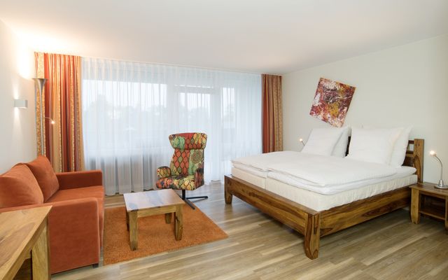 Die 380 Hotelzimmer des Familotel Sonnenhügels zählen zu den größten Hotelzimmern in Bad Kissingen.