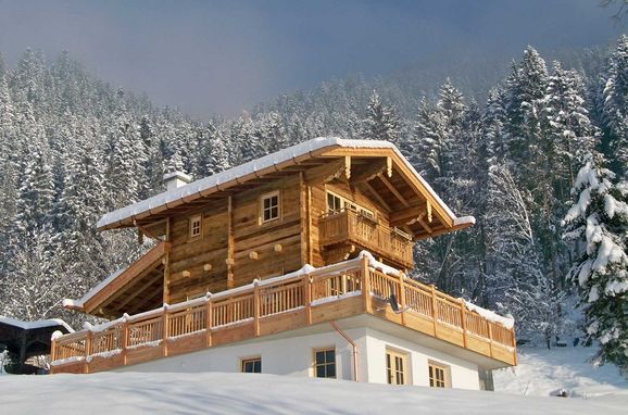 Winter, Bergchalet Klausner Die Hütte, Ramsau im Zillertal, Tirol, Tyrol, Austria