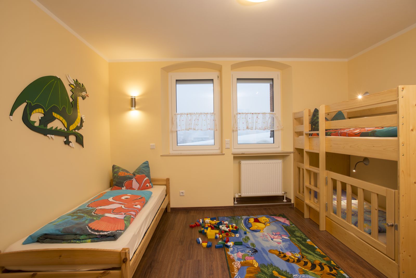 Kinderzimmer im Familienappartement 3-Raum 42qm im Familoltel FamilienKlub Krug | Familotel Fichtelgebirge