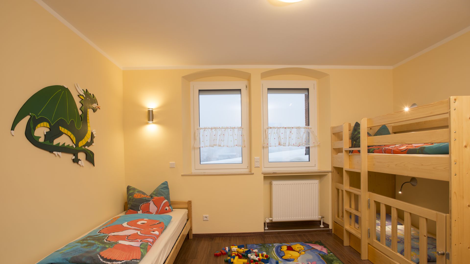 Kinderzimmer im Familienappartement 3-Raum 42qm im Familoltel FamilienKlub Krug | Familotel Fichtelgebirge