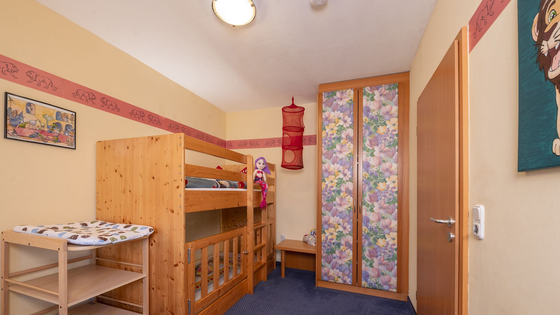 Kinderzimmer im 3 Raum Familien-Appartement ab 70 qm im Familotel Mein Krug | Familotel Fichtelgebirge FamilienKlub Krug | Mein Krug | Hotel Krug