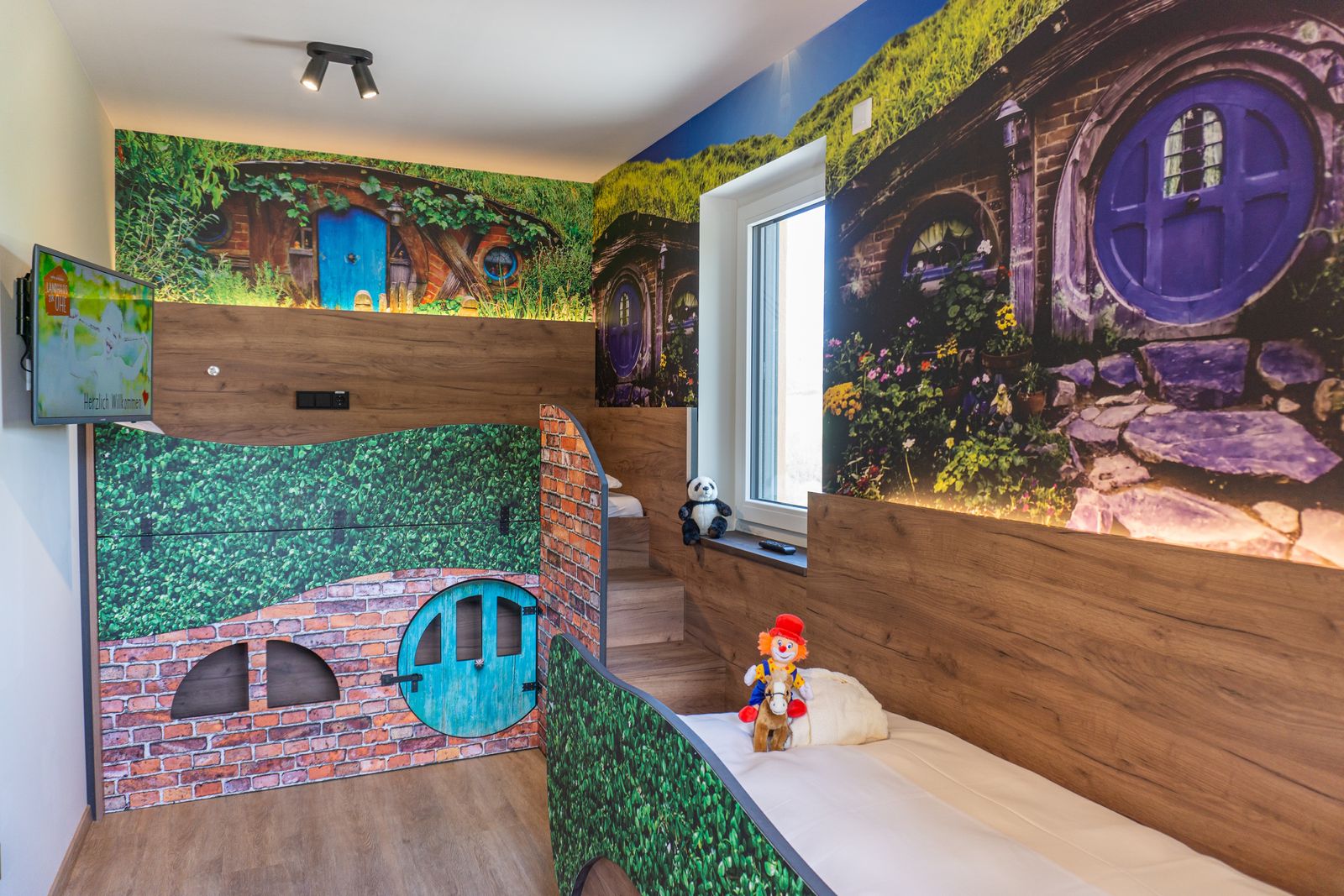 Kinderzimmer mit 2 Betten