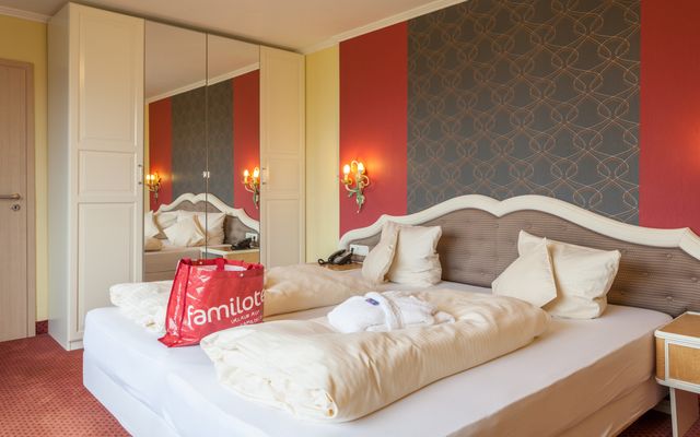 Elternzimmer in der 2-Raum-Suite.