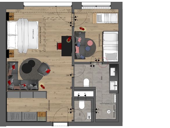 Family-Suite Premium Grundriss #1