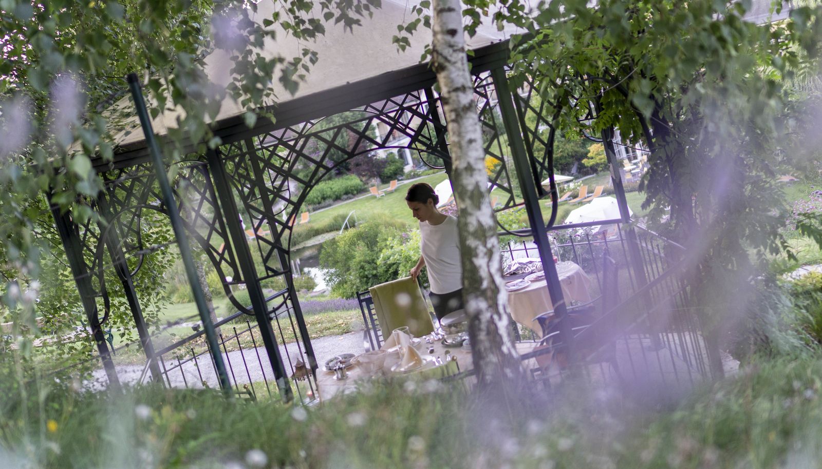 Pavillondinner im Relax Garten