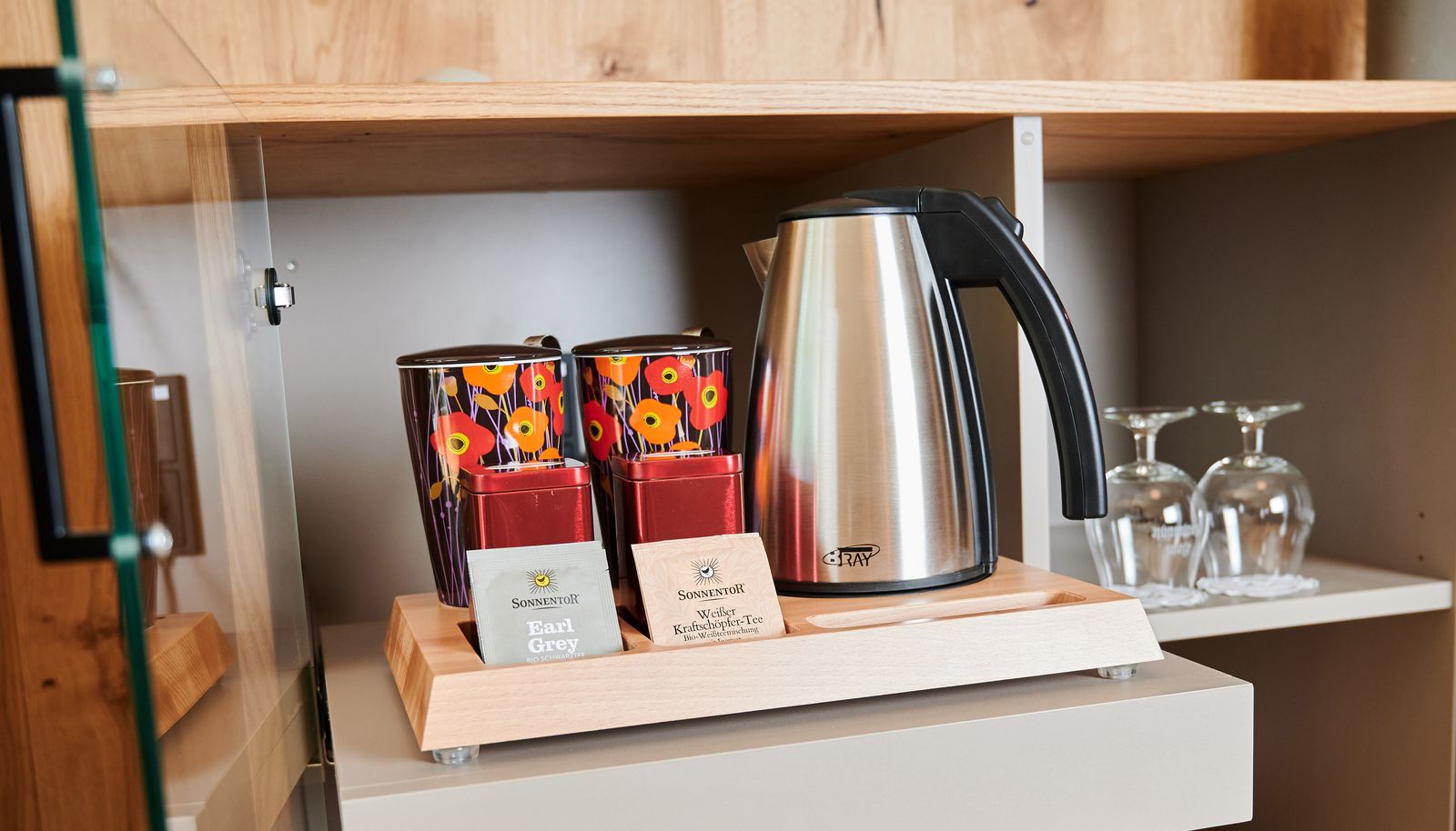 Teebar vom Relax-Zimmer Apfel