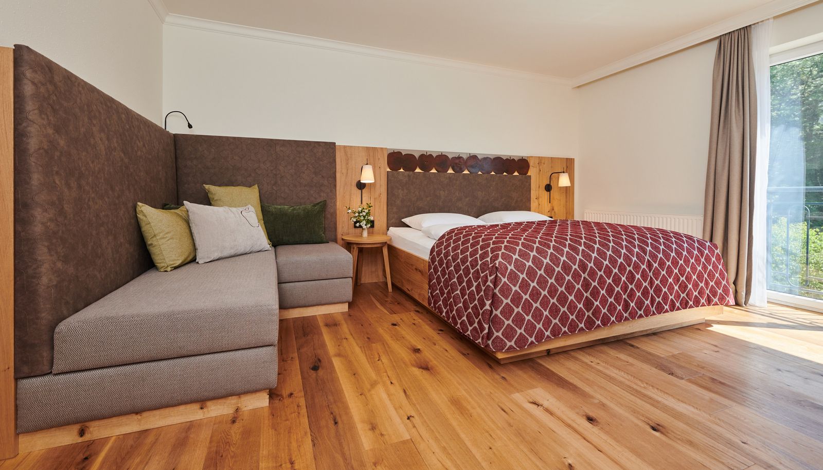 Relaxzimmer Apfel mit Leseecke