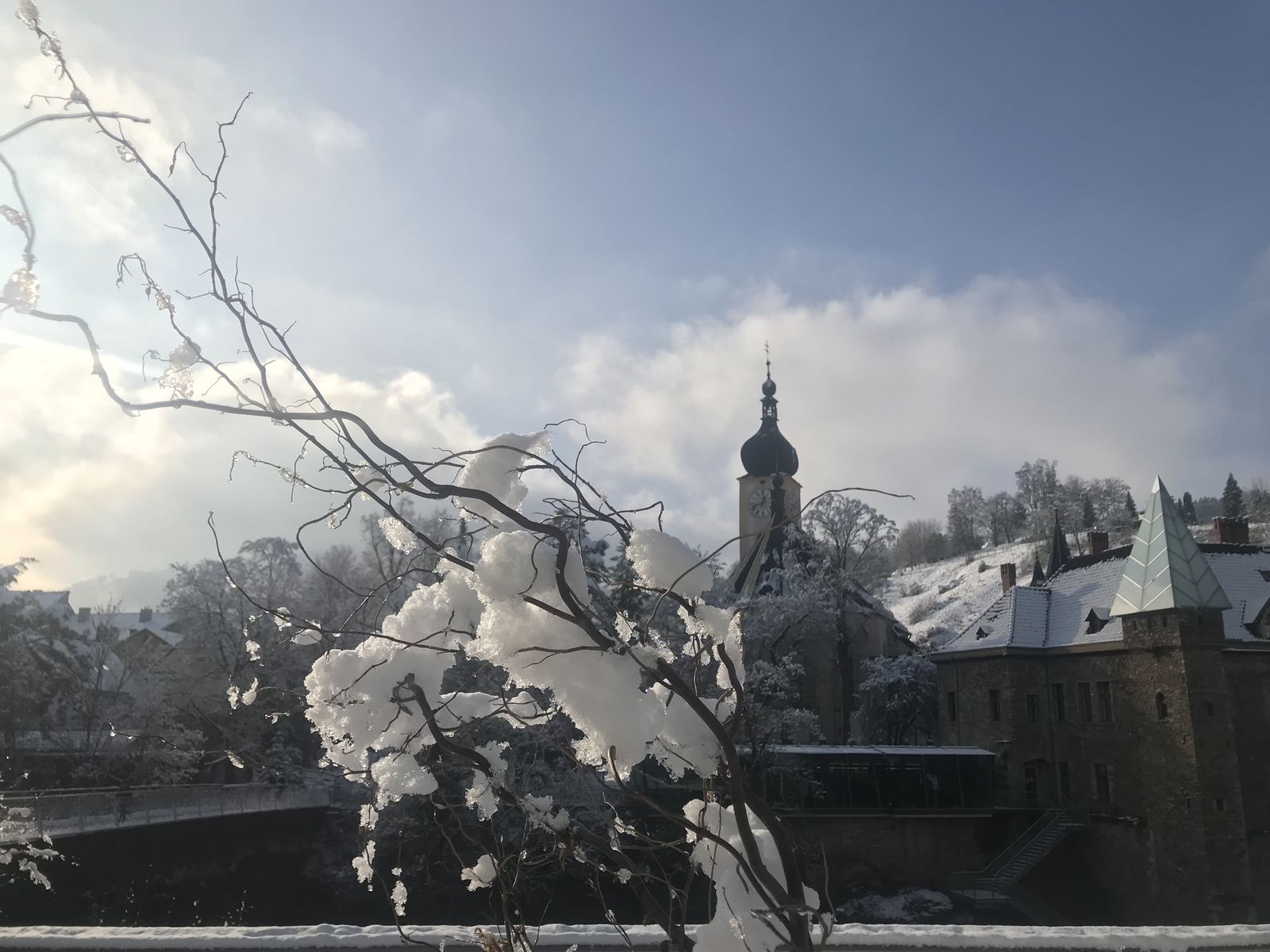 Waidhofen in snow