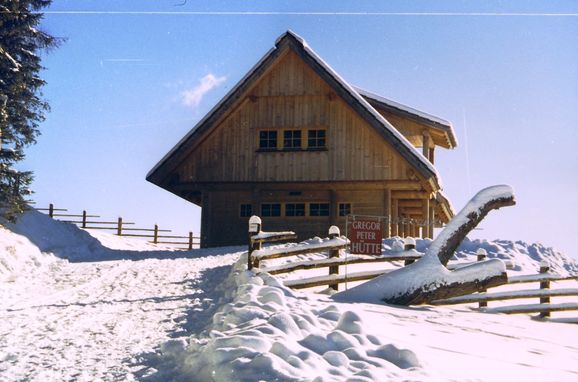 Winter, Gregor Peter Hütte, Preitenegg, Kärnten, Kärnten, Österreich