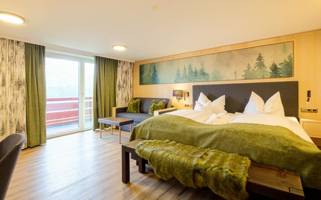 Hotel Zimmer: Tannenwipfel - Talseite mit Panoramablick - Tanneck