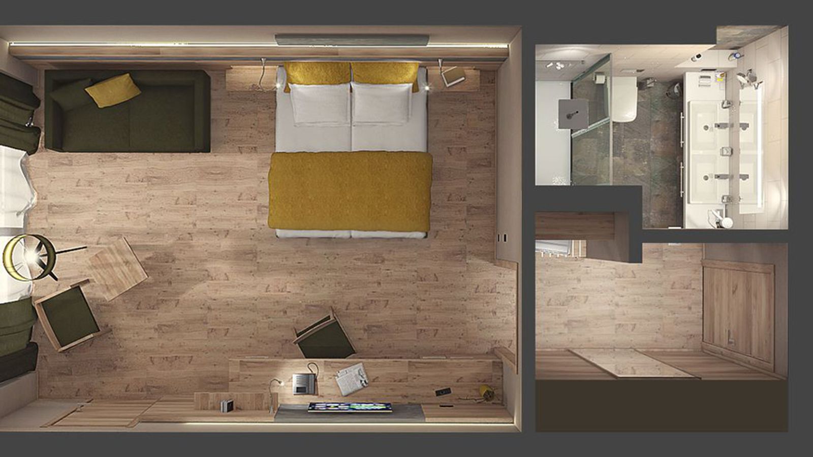 Grundriss Big Family Room im Familotel Böhmerwald | Aigo Familien- & Sportresort