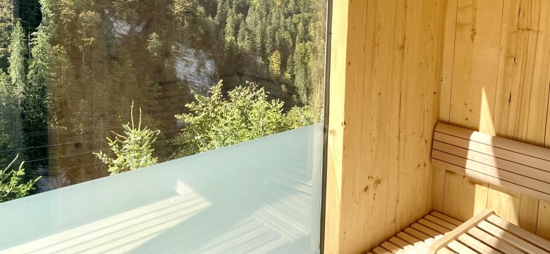 DAS GRASECK - mountain hideaway & health care: SPA Suite to the Gorge with private sauna and terrace image #2
