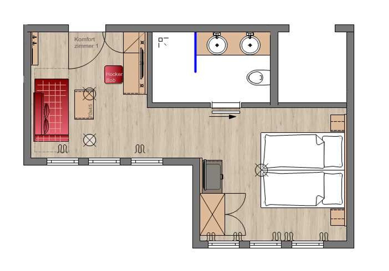 Komfortzimmer Sonnenhof image 6 - Hotel Sonne Gengenbach