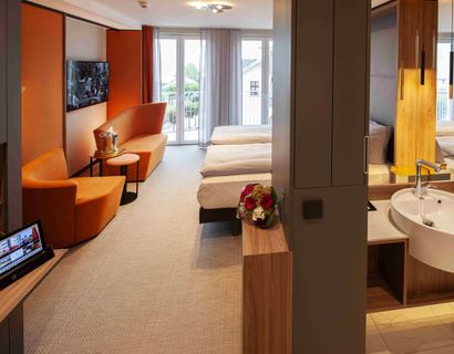 DAS AHLBECK HOTEL & SPA: Doppelzimmer Seeseite Typ 8a