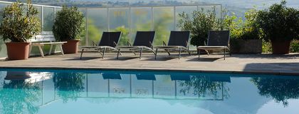 Biohotel Pazeider Südtirol Hotel Wellness Außenschwimmbad