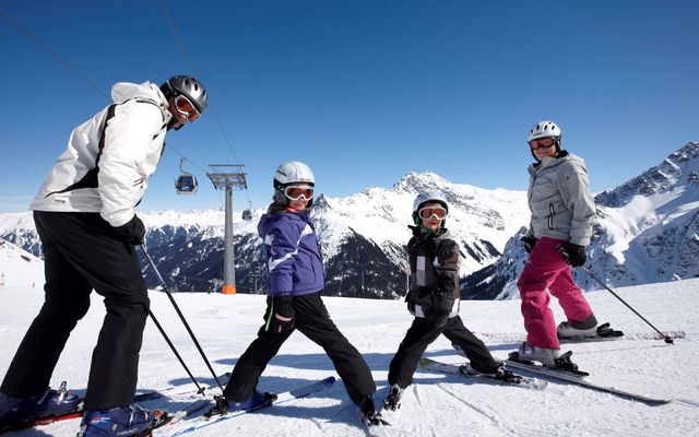 Skifahren mit der Familie Montafon