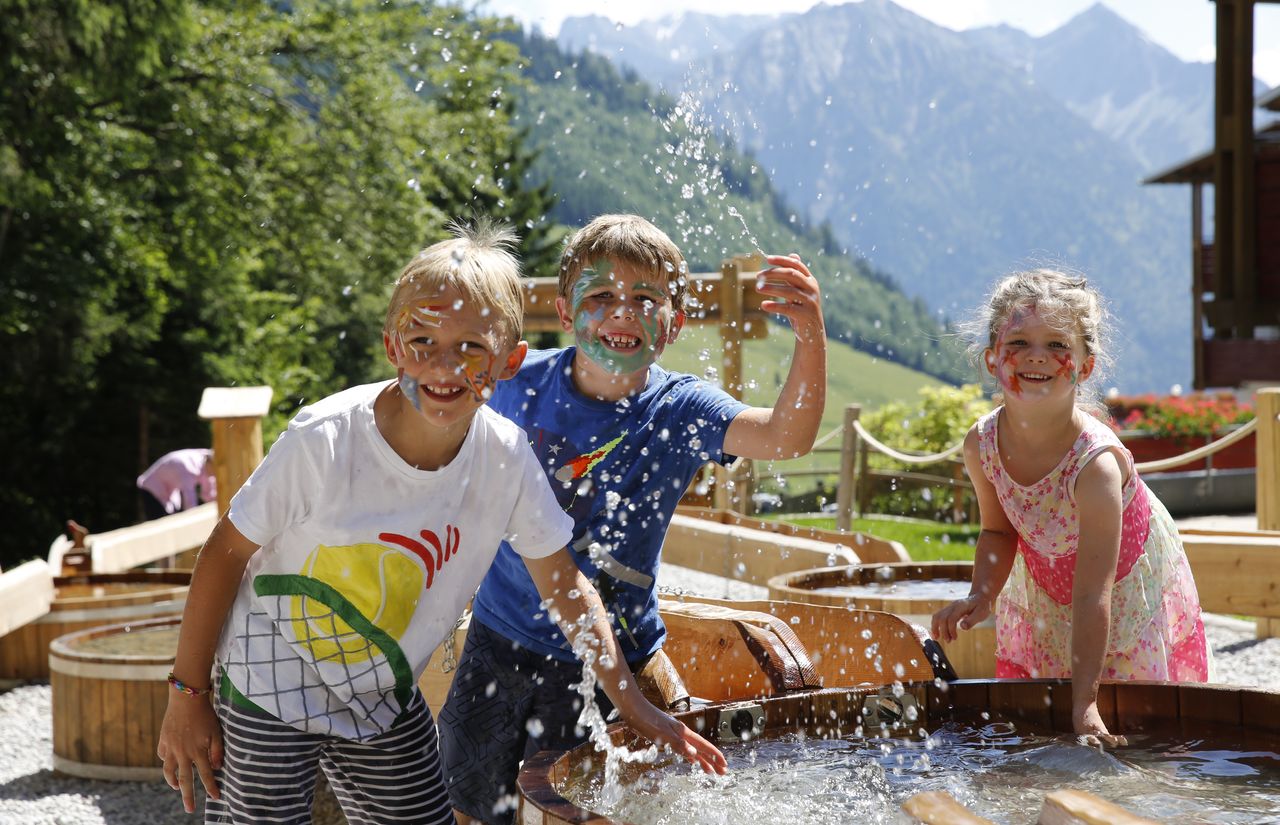 Kinder Wasserspielplatz