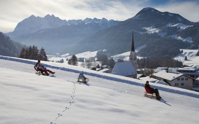 Rodelspaß im Kaiserwinkl