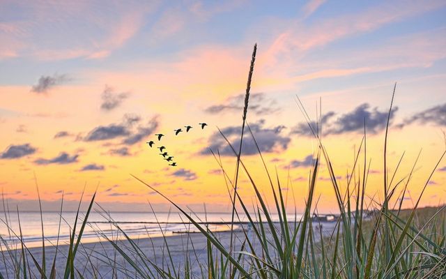 Sonnenuntergang in Juliusruh