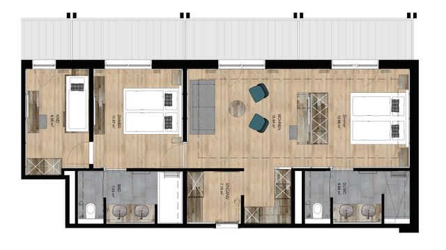 Familiensuite 70 | 3-Raum thumbnail 7 - Gorfion Familienhotel Liechtenstein