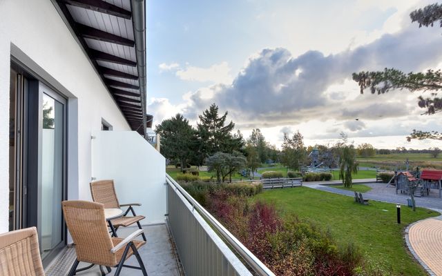 One-room fully-accessible apartment with balcony/terrace image 8 - Familotel Ostsee Familien Wellness Hotel Seeklause