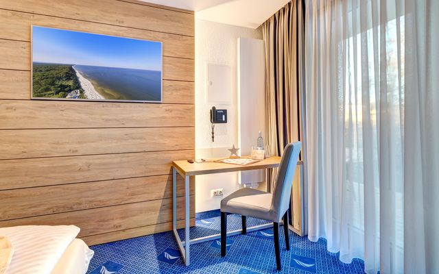 Two-room fully-accessible apartment with balcony/terrace image 4 - Familotel Ostsee Familien Wellness Hotel Seeklause