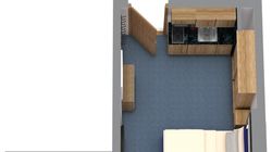 1- Raum Apartment behindertenfreundlich Balkon oder Terrasse : #bild-2