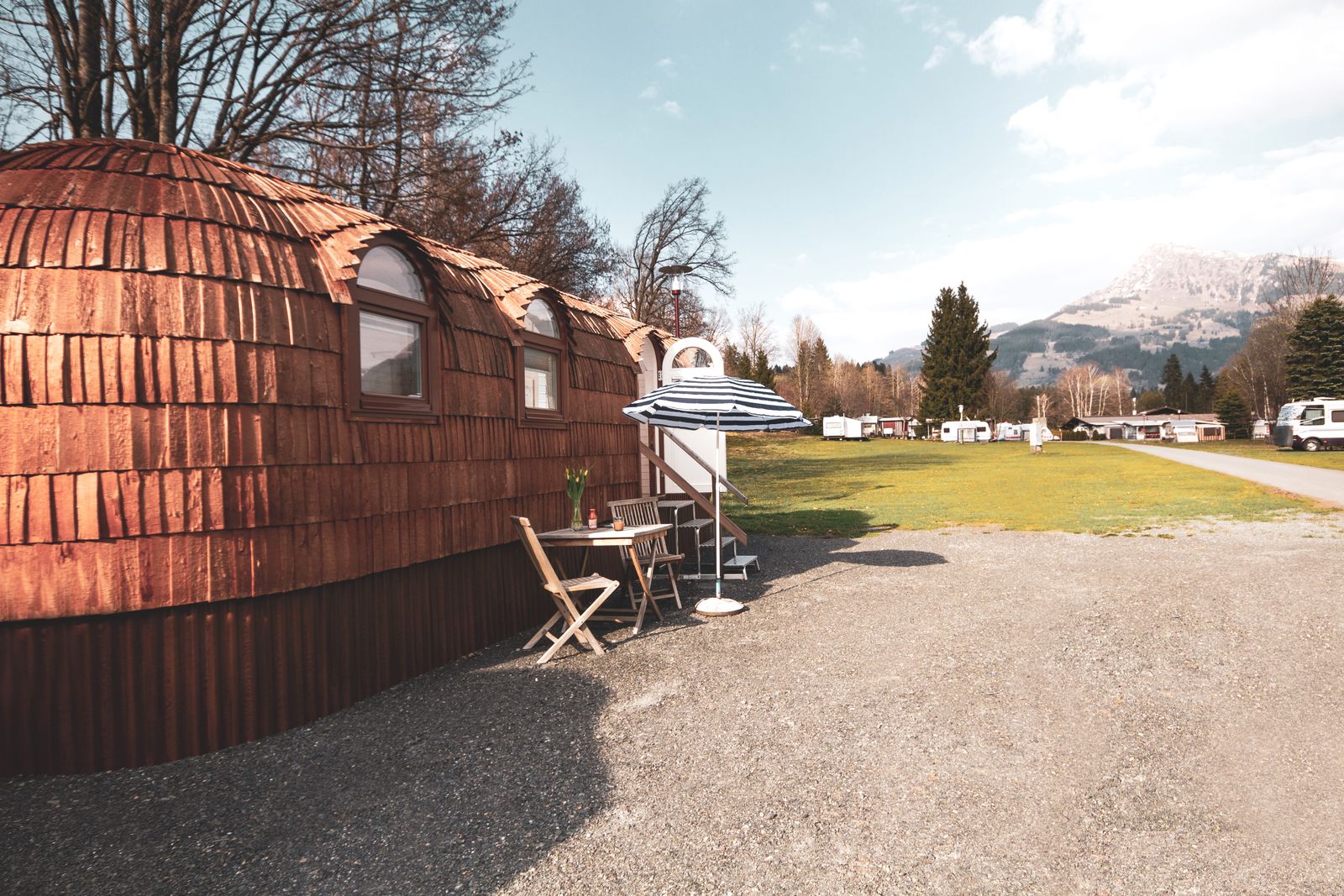 biohotel bruggerhof camping mobile home igluhut