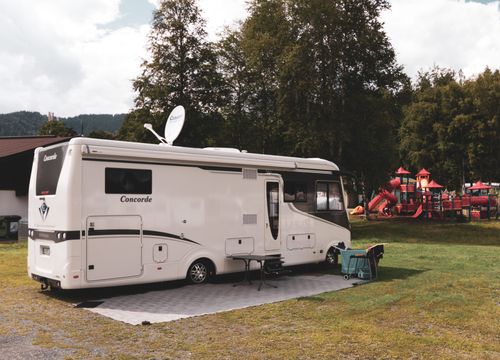 Pitch for Motorhome  > 7.50m long (1/1) - Bruggerhof – Camping, Restaurant, Hotel