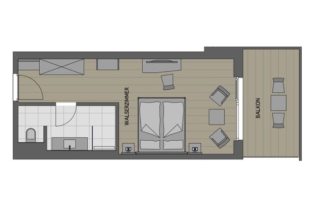 Walserzimmer 35m² Panoramabalkon image 7 - SPA-Hotel Das Schäfer 